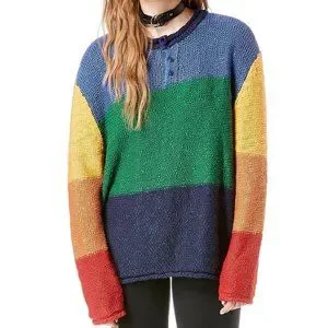 Unif sweater rainbow outlet